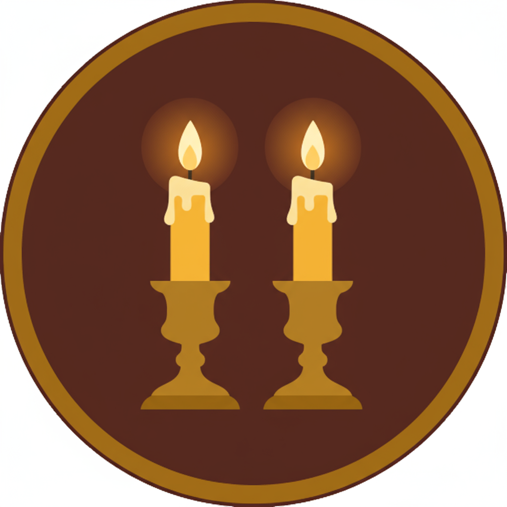 Shabbat candles